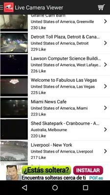 Live Camera Viewer for IP Cams android App screenshot 3